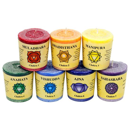 chakra doftljus kit