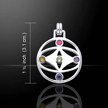 "Eye " Sädesfältscirkel Geometrisk Halsband av Peter Stone 