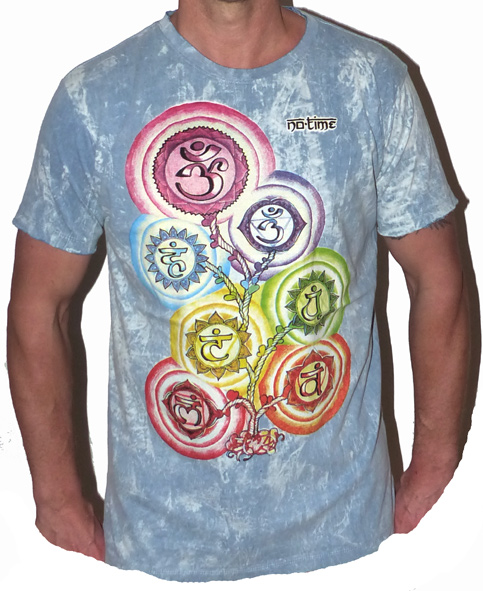 NO TIME T-shirt - Wandering Chakras - Brun - 2