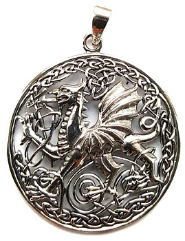  Wyvern Hänge i Silver