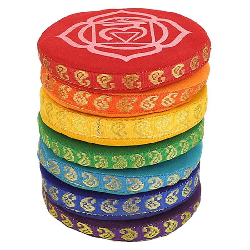 Tibetanska Sjungande skål Underlägg  - Chakra färg