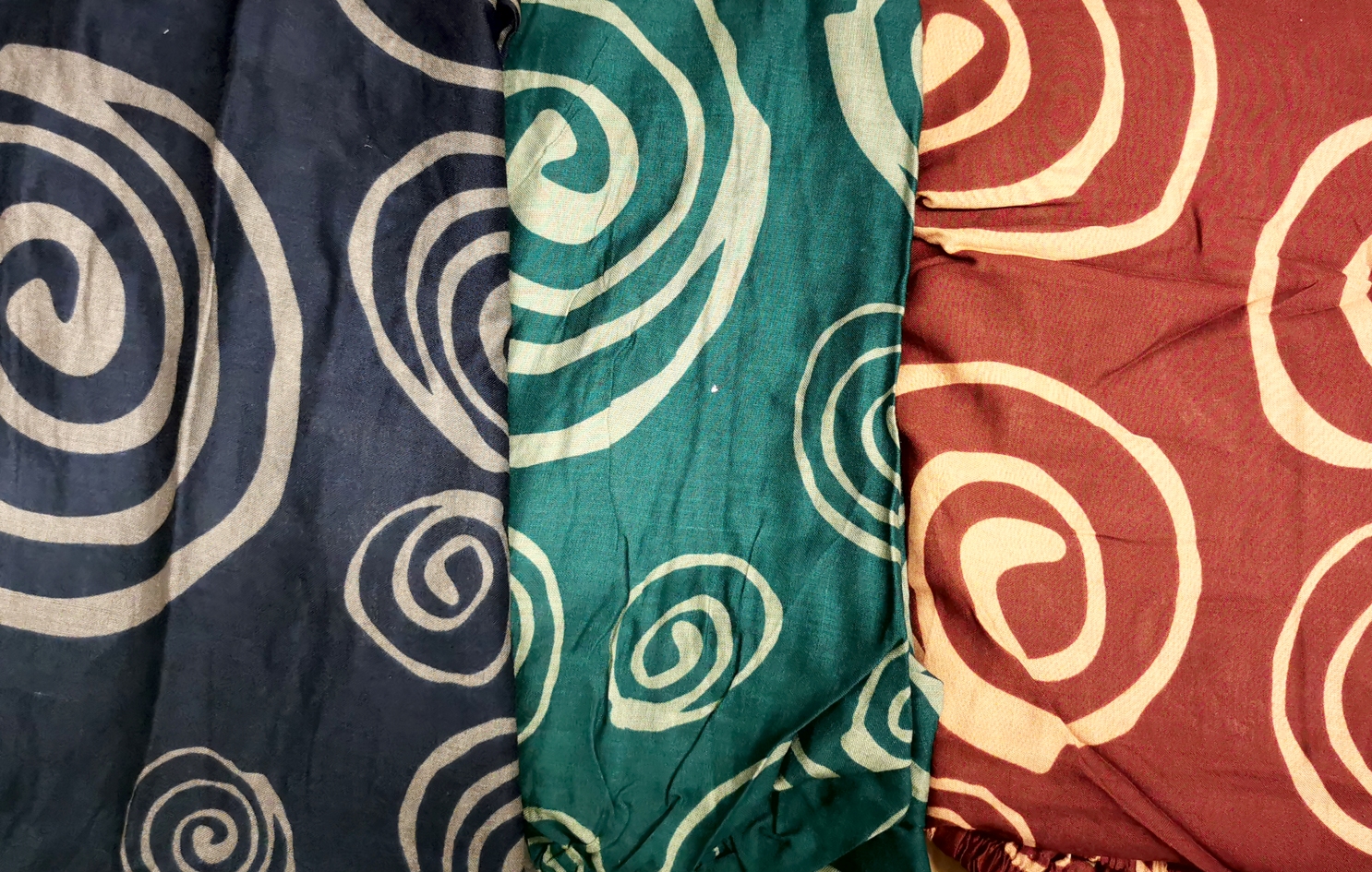Spiral Haremsbyxor med Bred Midja - 3