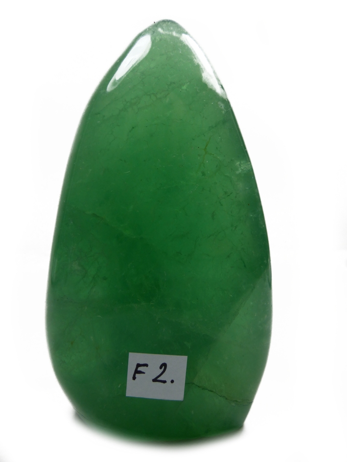 Grön Fluorit, Abstrakt Spetsar - AAA kvalitet  - 7