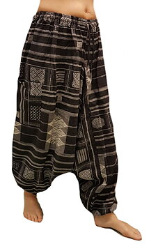 Aztec Kubiskt Mönster Haremsbyxor 