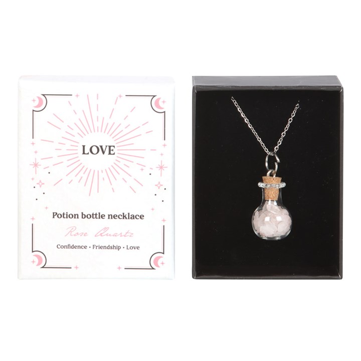 Potion Halsband med Rosenkvart  - Kärlek
