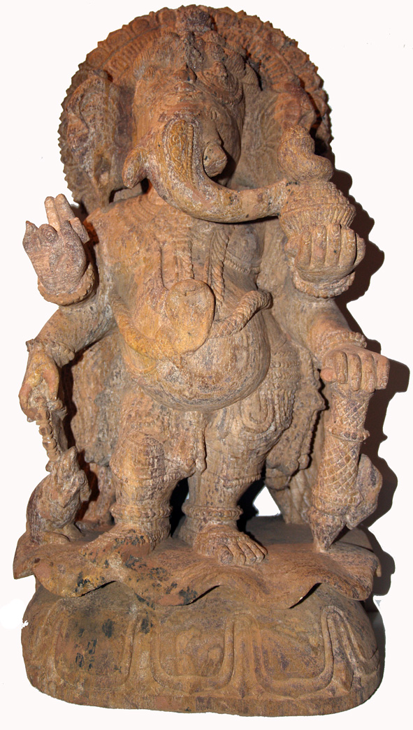 Ganesha Staty av Sand Sten