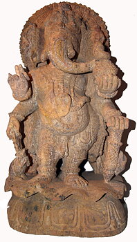 Ganesha Staty av Sand Sten