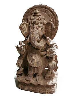 Temple Staty - Ganesha i khondalit.