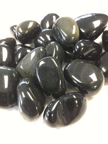 Obsidian, Regnbåge - Trumlad - 2