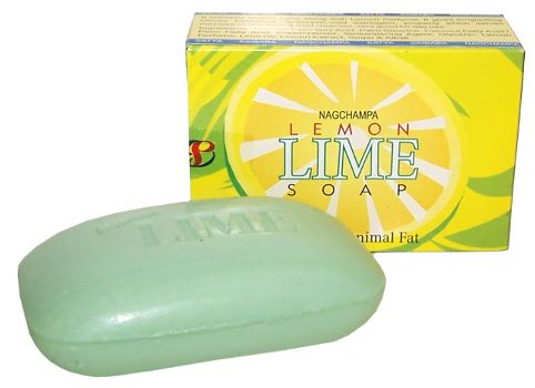  Nag Champa Citron och Lime Tvål -  75gr.