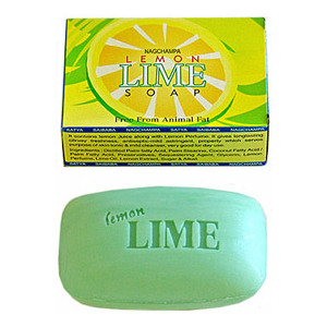  Nag Champa Citron och Lime Tvål -  75gr. - 2