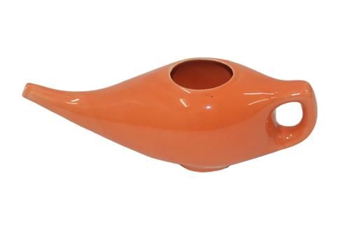 Neti Pot i Keramik - 200ml - Orange