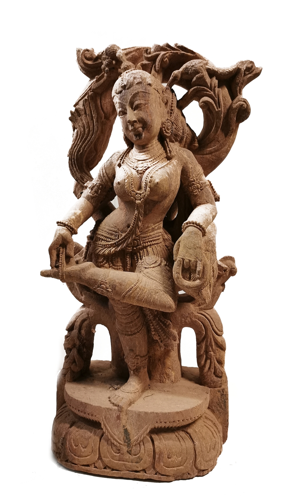 Temple Staty - Devadasi i khondalit - 92cm