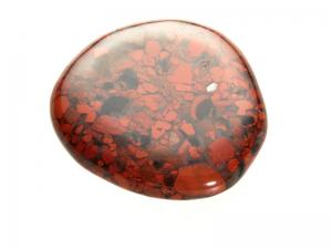 Palm Stone "No Worry Stone" - Brecci Jaspis