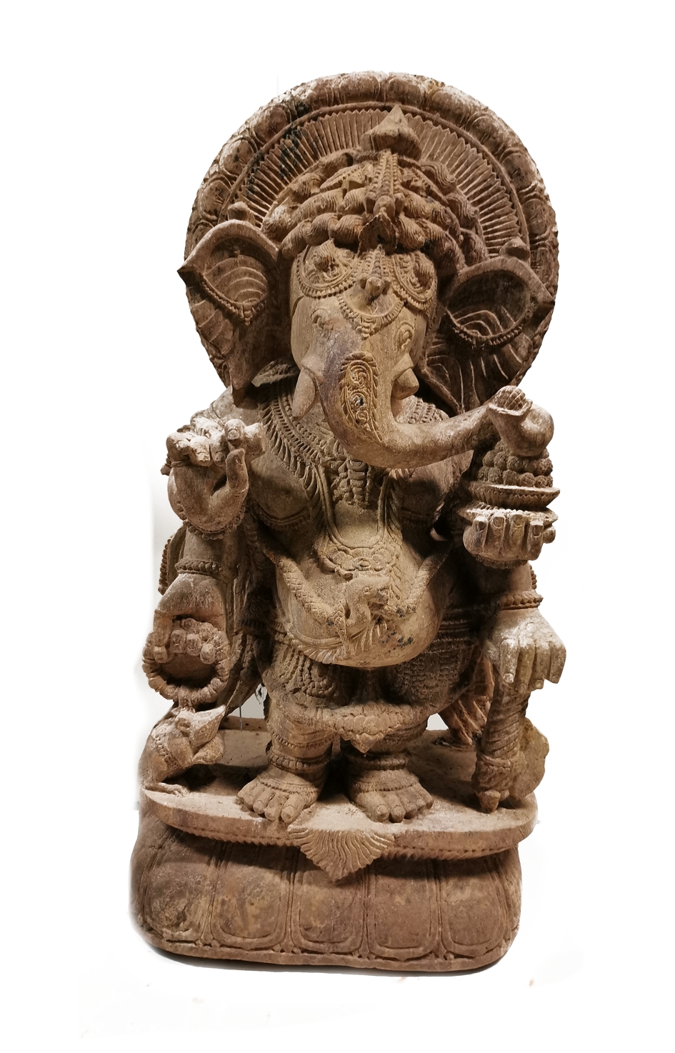 Temple Staty - Ganesha i khondalit.