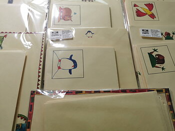 Fairtrade Kuvert & Papperset  - Stationery Kit - oblekt papper