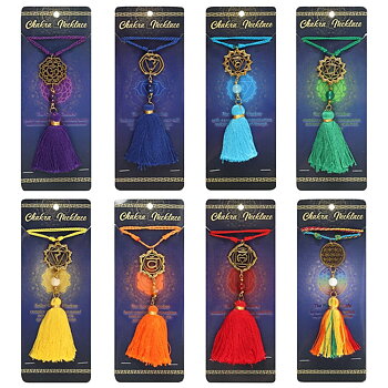 Halsband Chakra Tofs med pärla