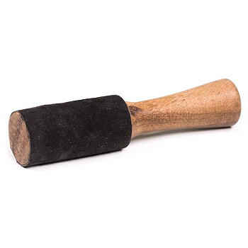 Spelpinne til Sjungande Skål - Svart Läder - 20cm