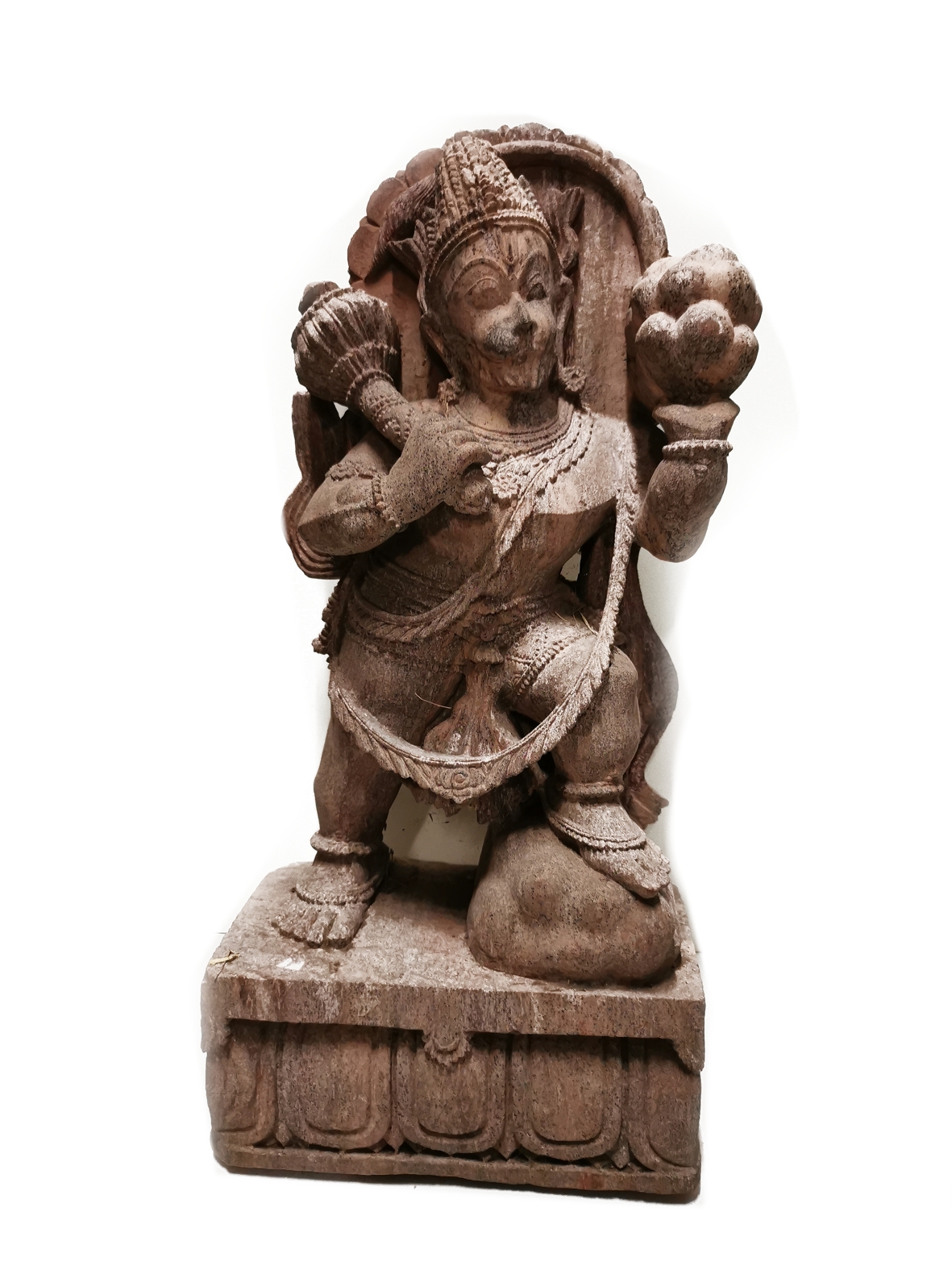 Temple Staty - Hanuman i khondalit.