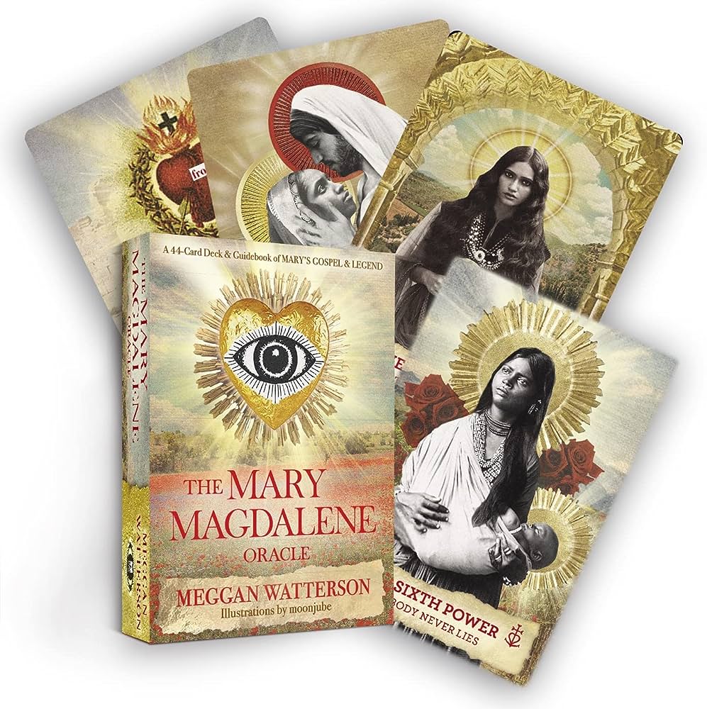 The Mary Magdalene Oracle: A 44-Card Deck & Guidebook of Mary's Gospel & Legend Cards Kort –  Watterson Meggan 