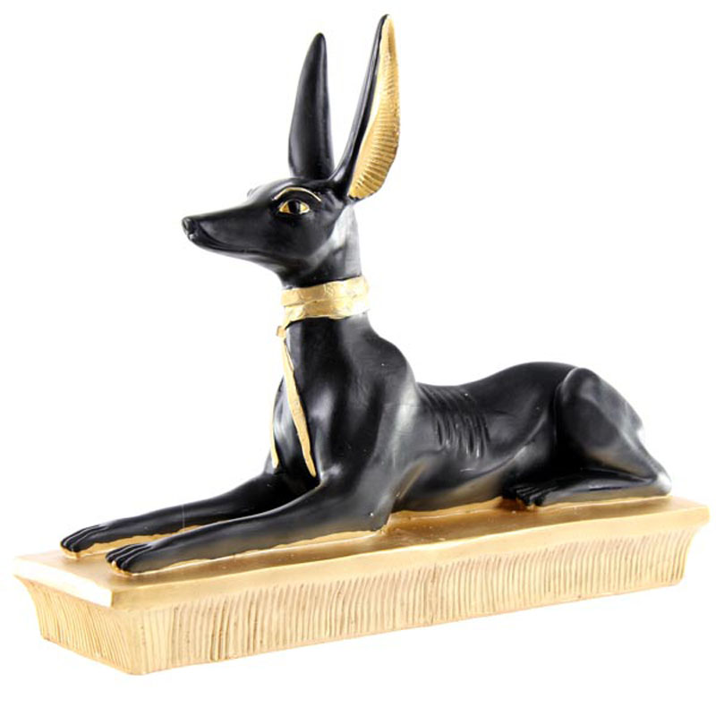Anubis Svart & Guld Halvliggande