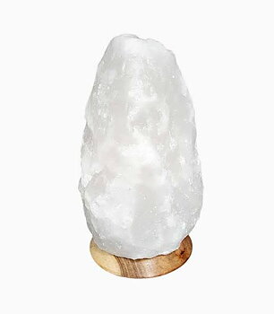Vit Saltkristall Lampa, 6 - 9kilo