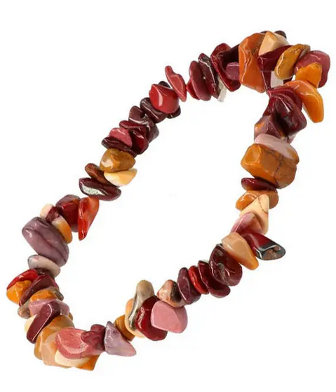 Mookait Jaspis Chip Armband - 2