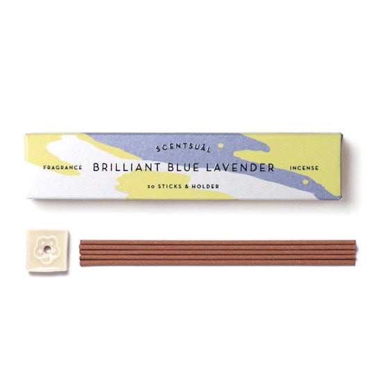 Scentsual Brilliant Blue Lavender incense