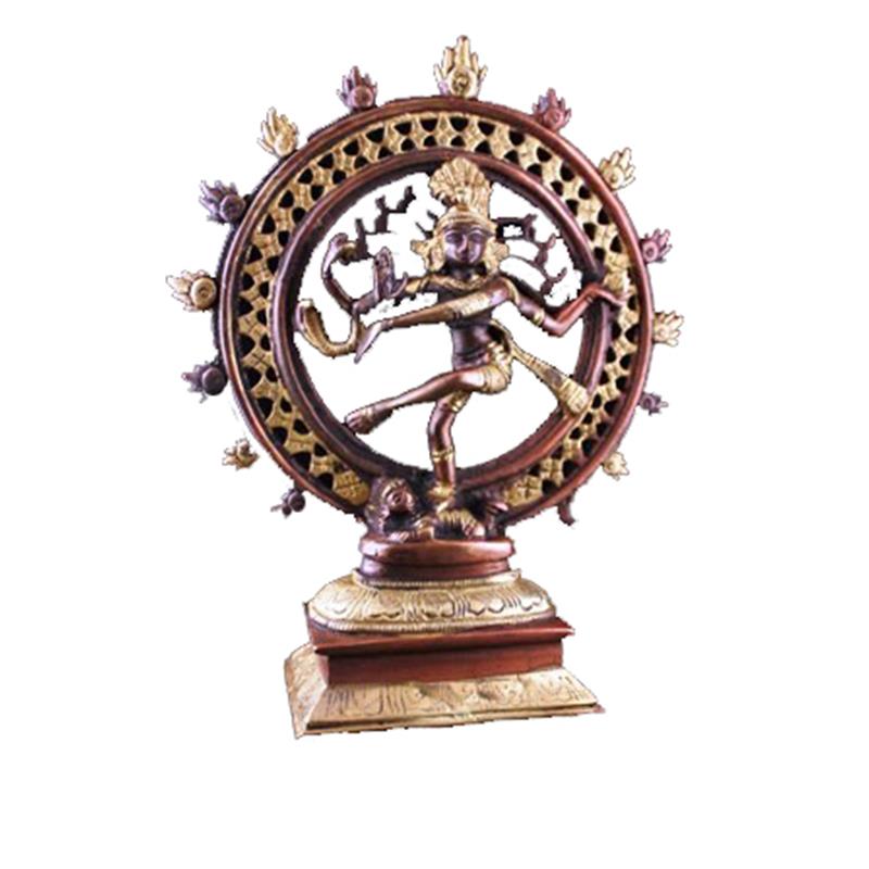 Shiva Nataraja i Brons  - 2 färg - 20cm