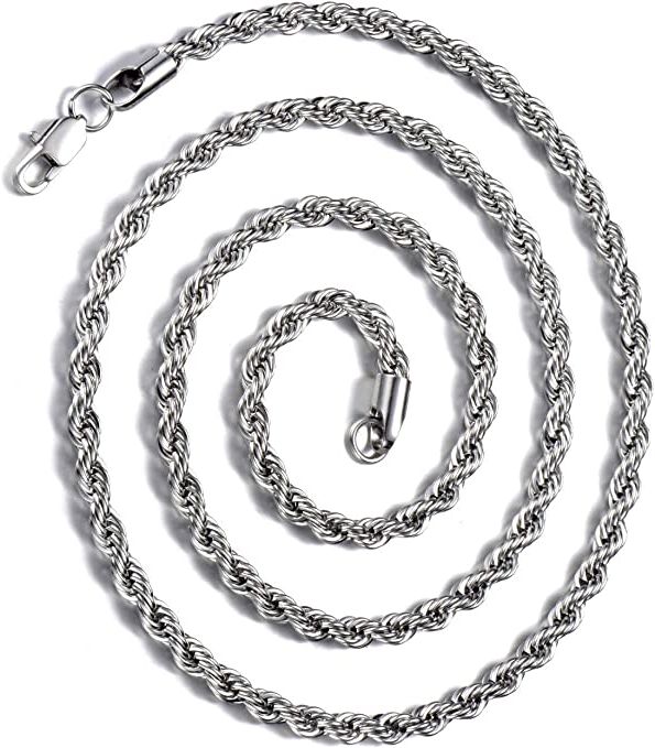 Halskedjor i Rostfritt stål - Twisted. 2,5mm - 2