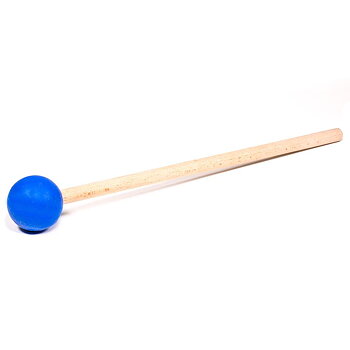 Sjungandeskål Gummiklubba, Blå  - 35cm