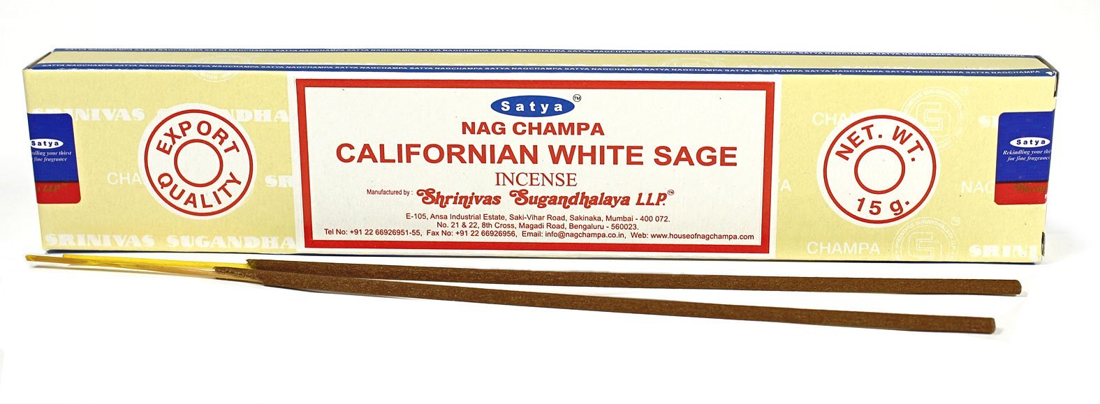 Rökelse Satya  Californian White Sage