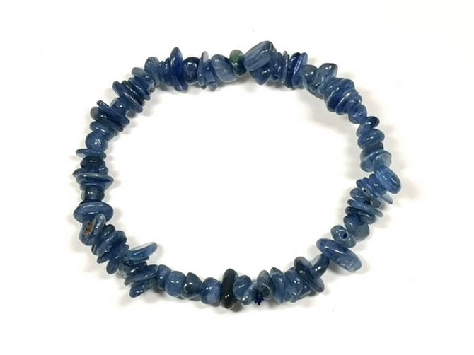 Blå Kyanit Chip Armband