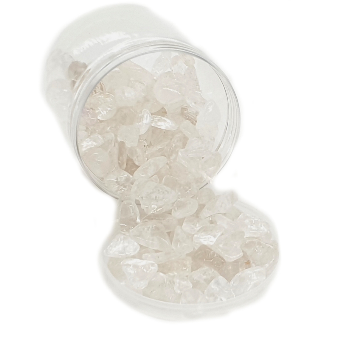 Bergkristall Trumlad Sten,  6- 12mm Stenar - ca. 50gram
