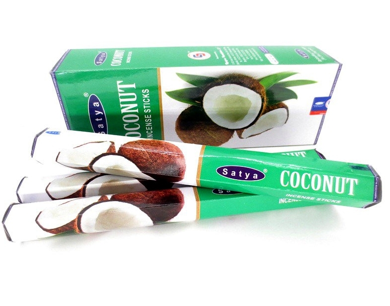 Satya Coconut Rökelse  - Hexagram Paket