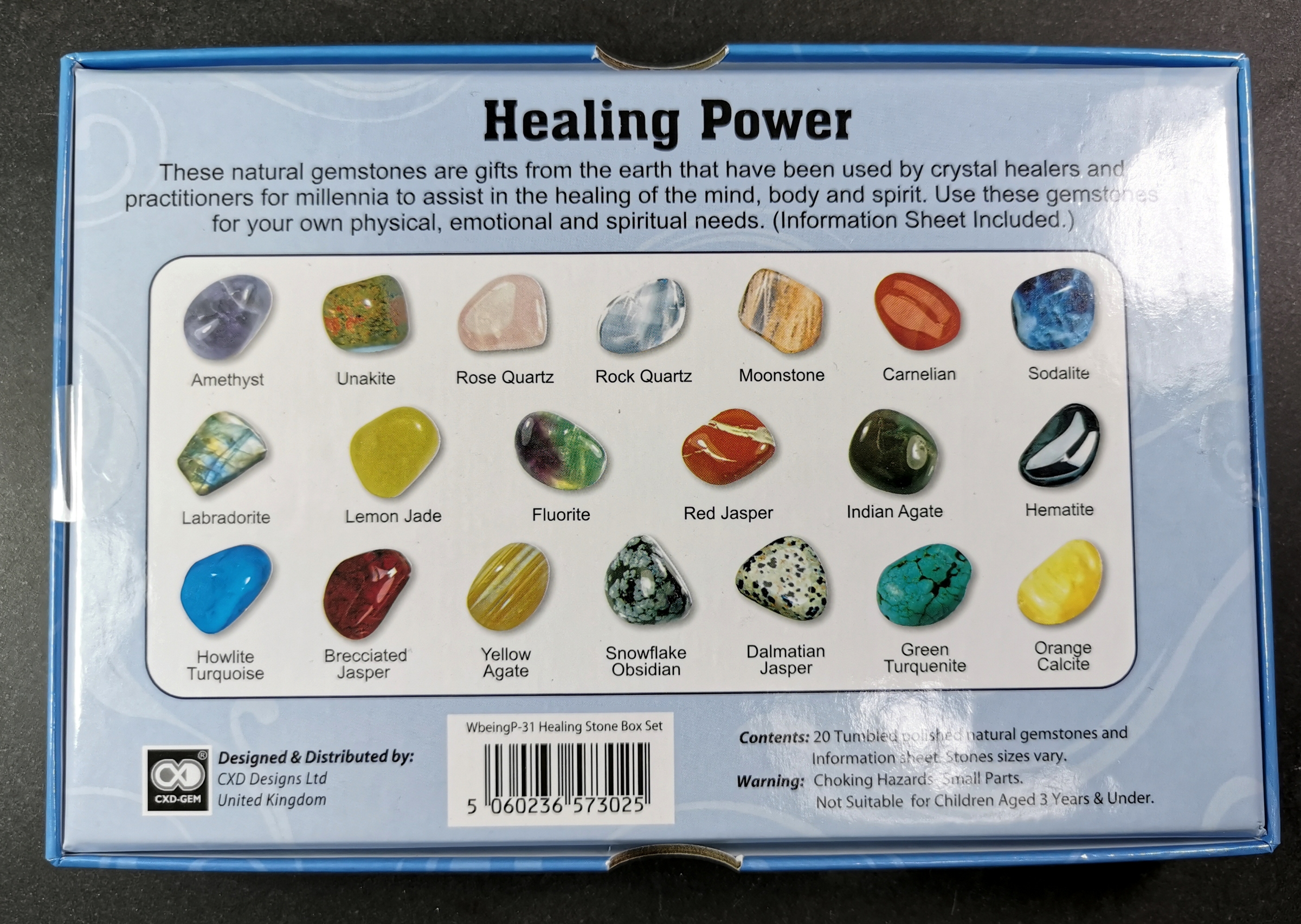 Stensamling (start kit) Trumlade stenar - Mix - 20 stycken - Healing Power - 2