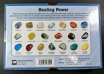 Stensamling (start kit) Trumlade stenar - Mix - 20 stycken - Healing Power