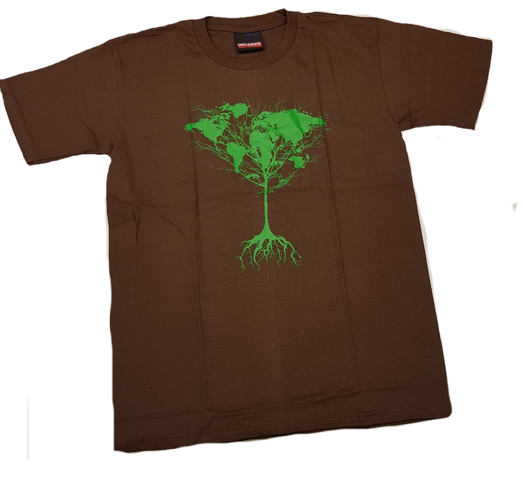 Green Planet Tree T-Shirt  - Large
