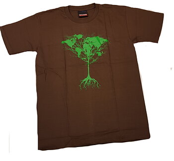 Green Planet Tree T-Shirt  - Large
