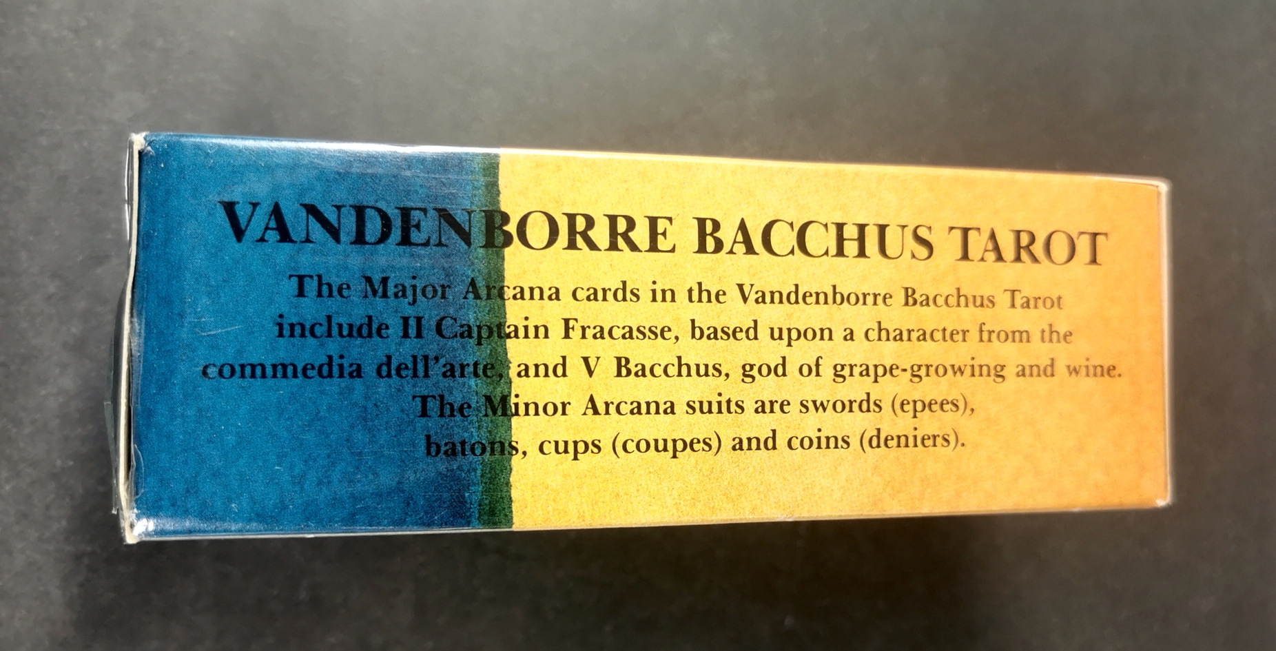 Vandenborre Bacchus Tarot - Printed 1983 - New in  Original forpackning - 4