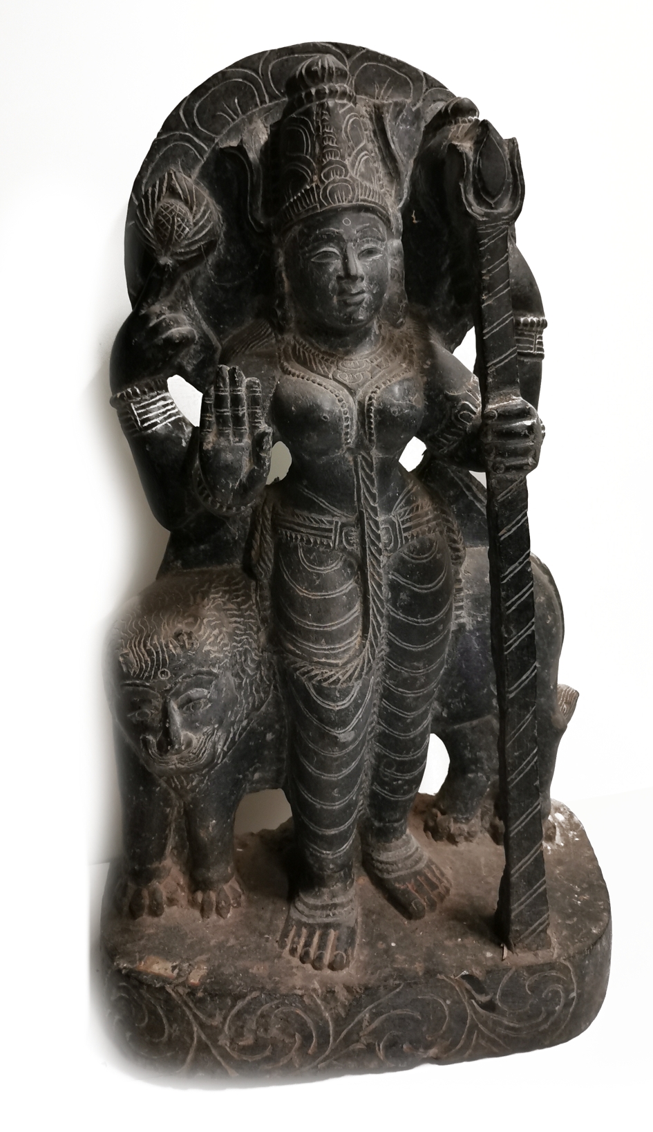 Temple Staty - Vishnu i Serpentin  - 3