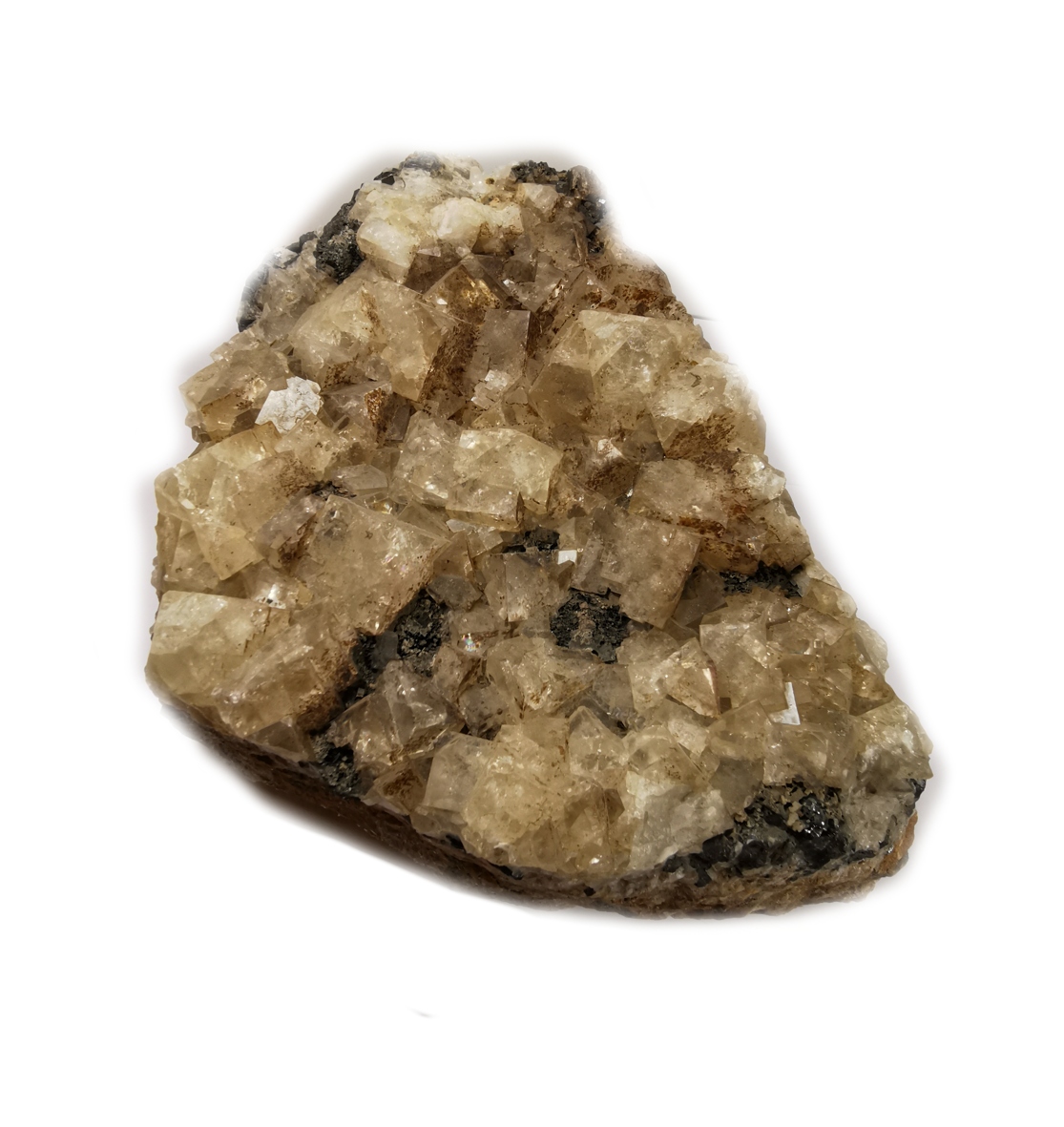 Norsk Lila/Vit  Fluorit Kluster   - 2