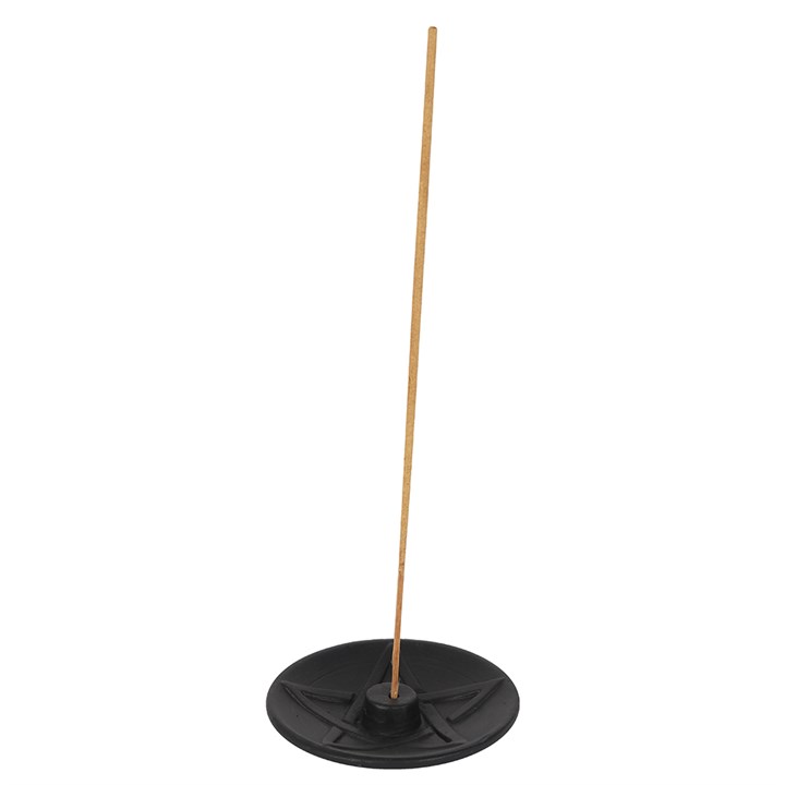 Svart  triquetra  rökelse platta  - 3