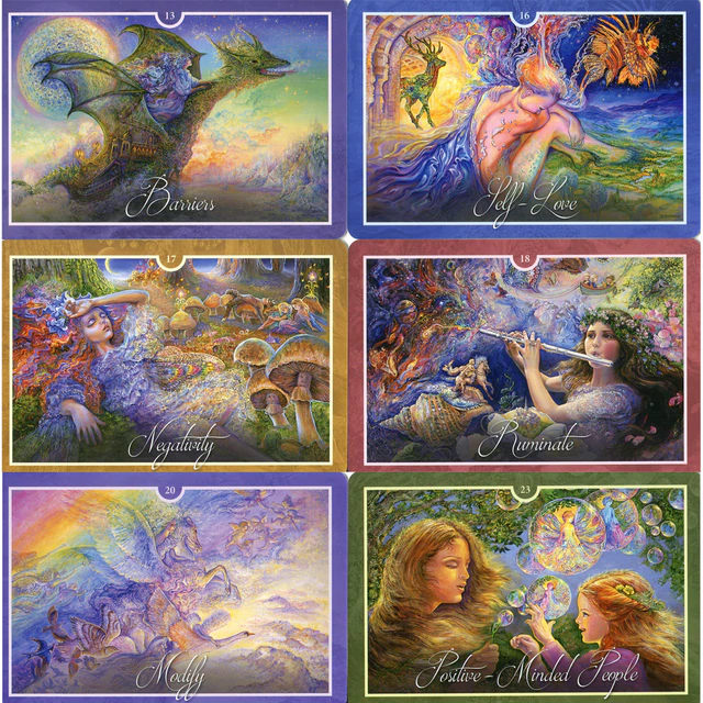 WHISPERS OF HEALING ORACLE CARDS -  Angela Hartfield Illustrated by Josephine Wall - 4