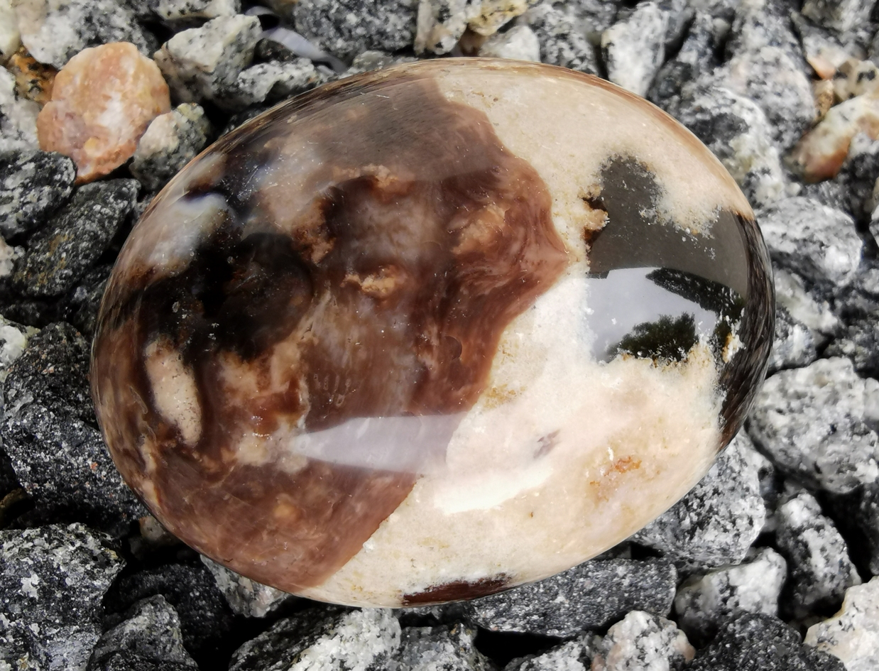 Pebbles "No Worry Stone" - Svart Opal - 3