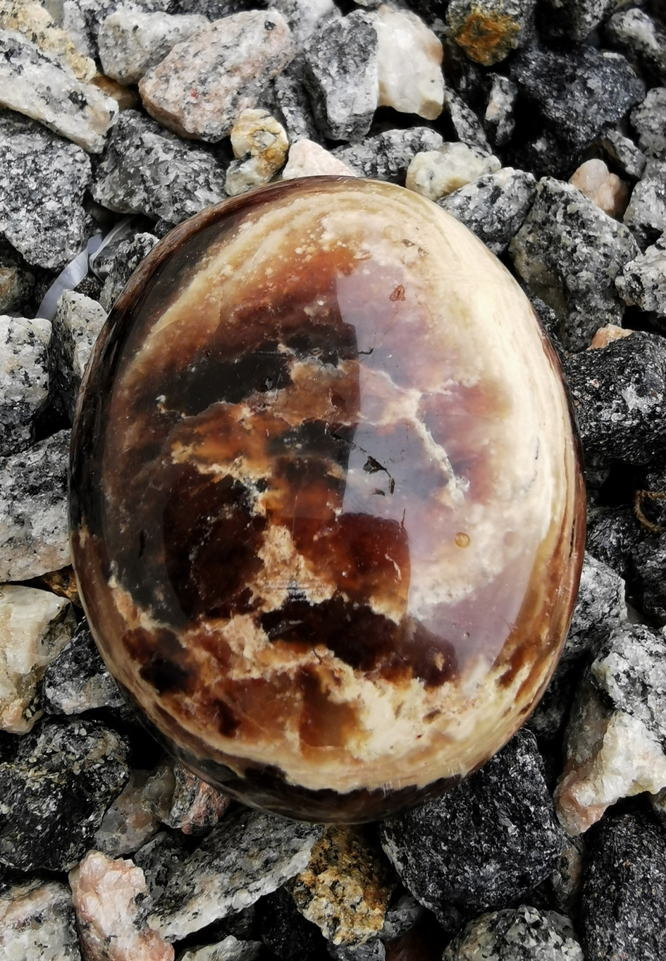 Pebbles "No Worry Stone" - Svart Opal - 4