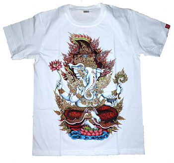 T-Shirt - Ganesha -Guld