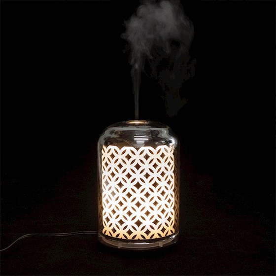ultrasonic elektrisk diffuser luftfuktare livets blomma