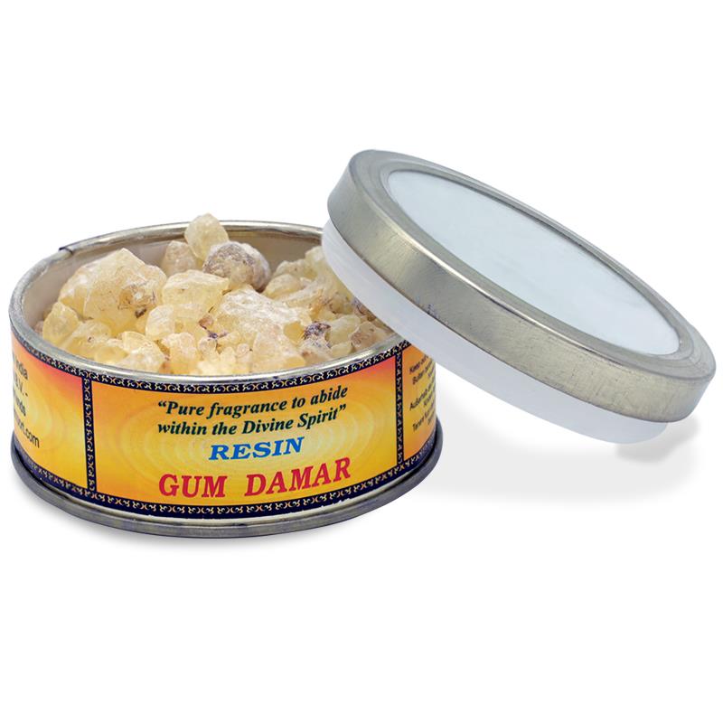 Kåda/Resin Rökelse i plåtburk - Gum Damar, 50gram