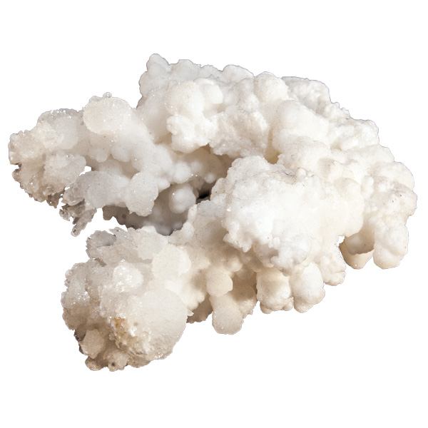 Beige /Vit   Botryoidal Aragonit Kluster - 3